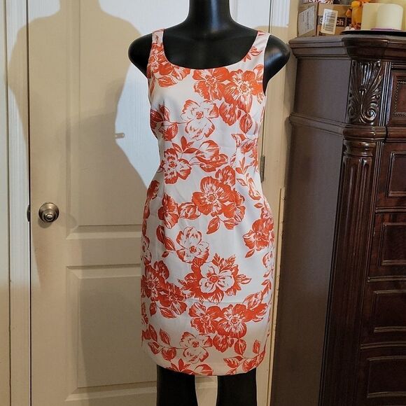 BRAND NEW JESSICA HOWARD SLEEVELESS ROUNDNECK SILK DRESS - Picture 2 of 16